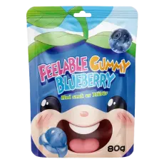 Peelable Gummy Blueberry 80g Coopers Candy