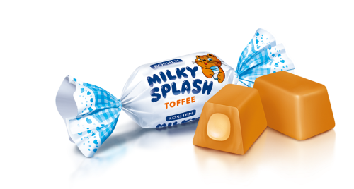 Roshen Milky Splash Toffee 150g Coopers Candy