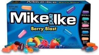 Mike and Ike Berry Blast 120g (BF:2025-01-31) Coopers Candy