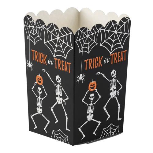 Popcornbägare Halloween Skelett 8-pack Coopers Candy