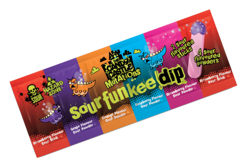 Candy Castle Sour Funkee Dip 40g Coopers Candy