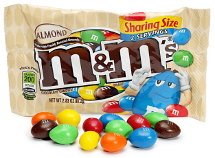 M&Ms Almond 80g Coopers Candy