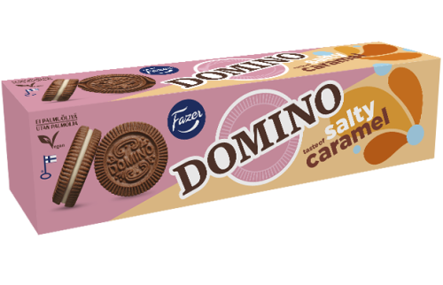 Fazer Domino Salty Caramel 120g Coopers Candy