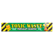 Toxic Waste Nuclear Sludge Chew Bar Sour Green Apple 20g Coopers Candy