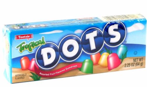 Tootsie Dots Tropical 64g Coopers Candy