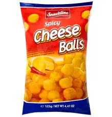 Snackline Spicy Cheese Balls 125g Coopers Candy