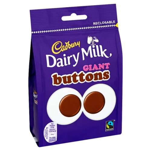 Cadbury Dairy Milk Giant Buttons 85g Coopers Candy