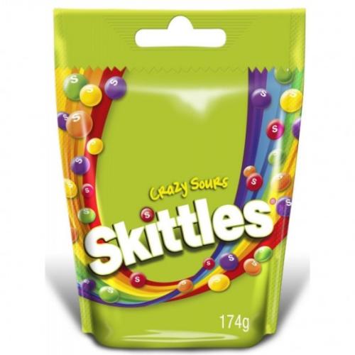 Skittles Crazy Sours 152g Coopers Candy