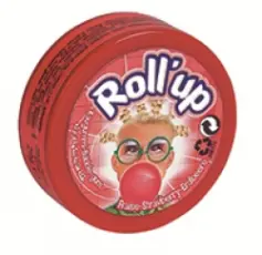 Roll-Up Tuggummi Jordgubb 29g Coopers Candy