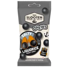 Van Slooten Chews - Salty Liquorice 60g Coopers Candy