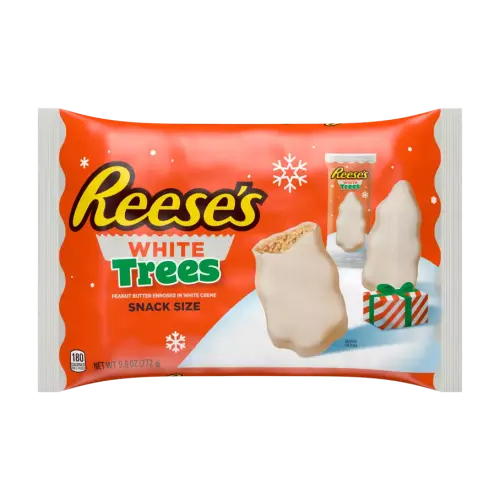 Reeses Peanut Butter Trees White Snack Size 272g Coopers Candy