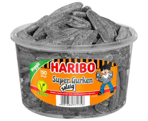 Haribo Super Gurken Salzig 1.35kg Coopers Candy