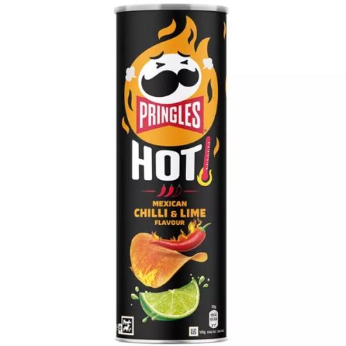 Pringles Hot Mexican Chili & Lime Flavour 160g Coopers Candy