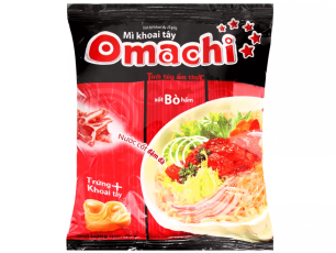 Omachi Beef Noodles 80g(BF:2025-02-19) Coopers Candy