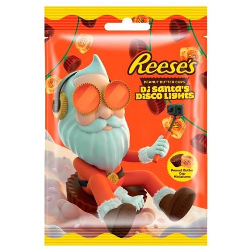 Reeses Peanut Butter Cups DJ Santas Disco Lights 62g Coopers Candy