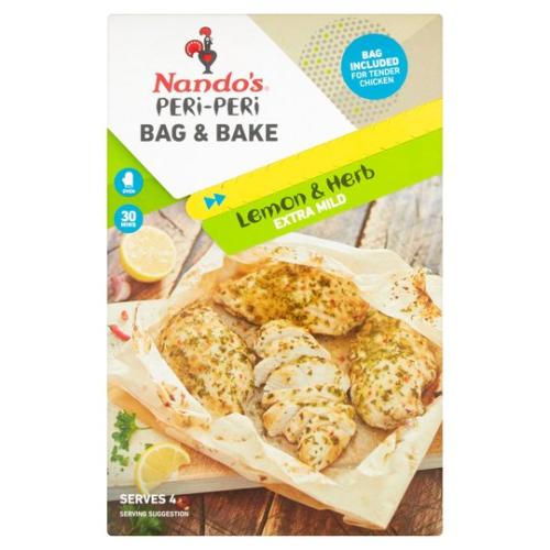 Nandos Peri Peri Bag & Bake Lemon & Herb 20g Coopers Candy