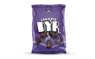 Freyja Lakkrísdýr 110g Coopers Candy