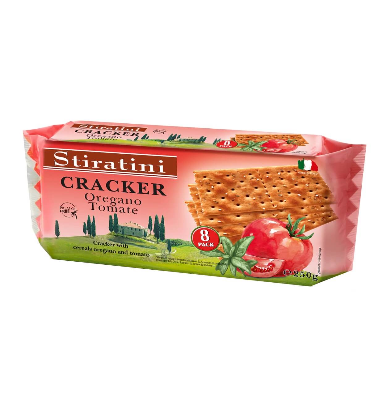 Läs mer om Stiratini Cracker Oregano & Tomato 250g