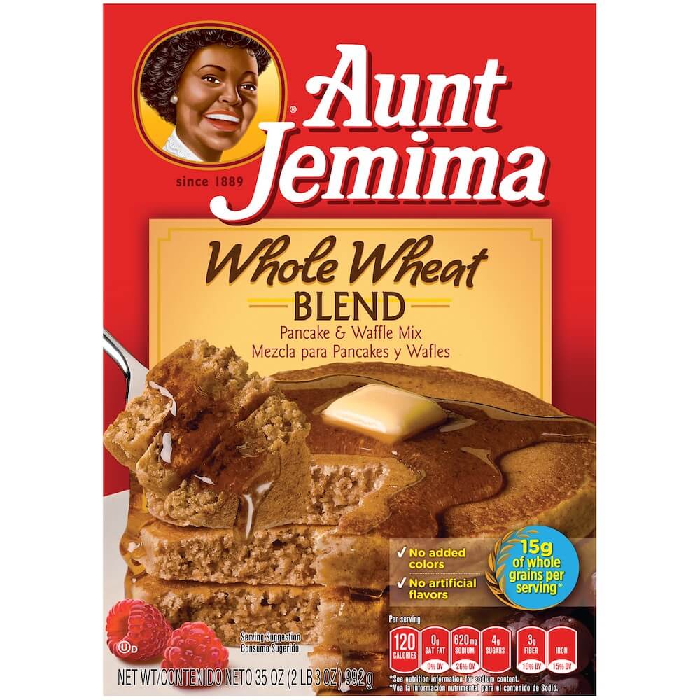 Aunt Jemima Whole Wheat Blend Pancake & Waffle Mix 992g