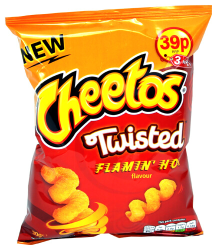 Walkers Cheetos Twisted Flamin Hot 72g