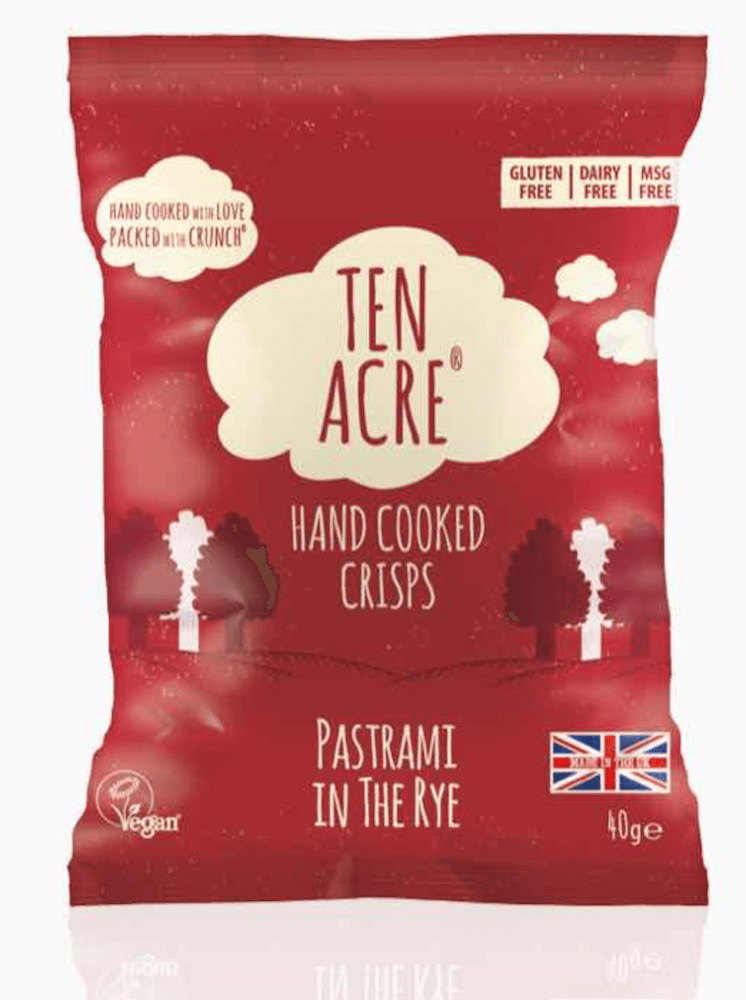 Ten Acre Pastrami in the Rye Crisps 135G