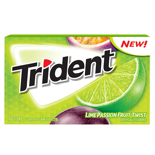 Trident lime passionfruit