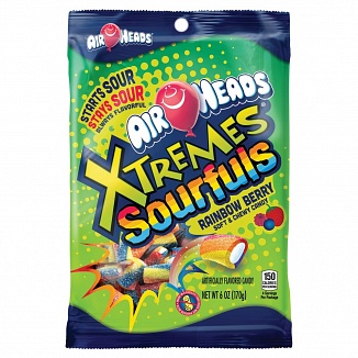 Airheads Xtremes Sourfuls Rainbow Berry 170g