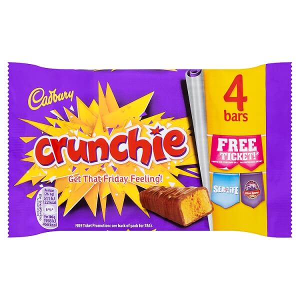 Cadbury Crunchie 4-Pack 104g