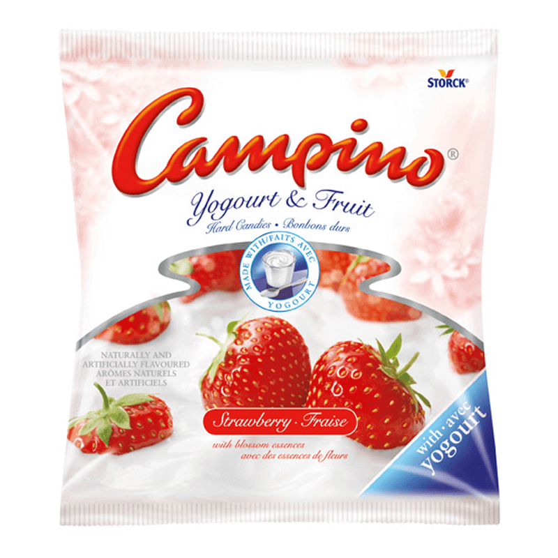 Campino Strawberry & Yoghurt Hard Candy 120g