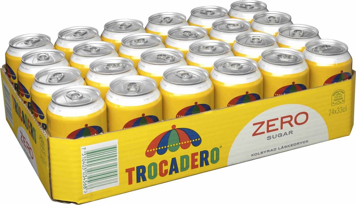Läs mer om Trocadero Zero Sugar 33cl x 20ST