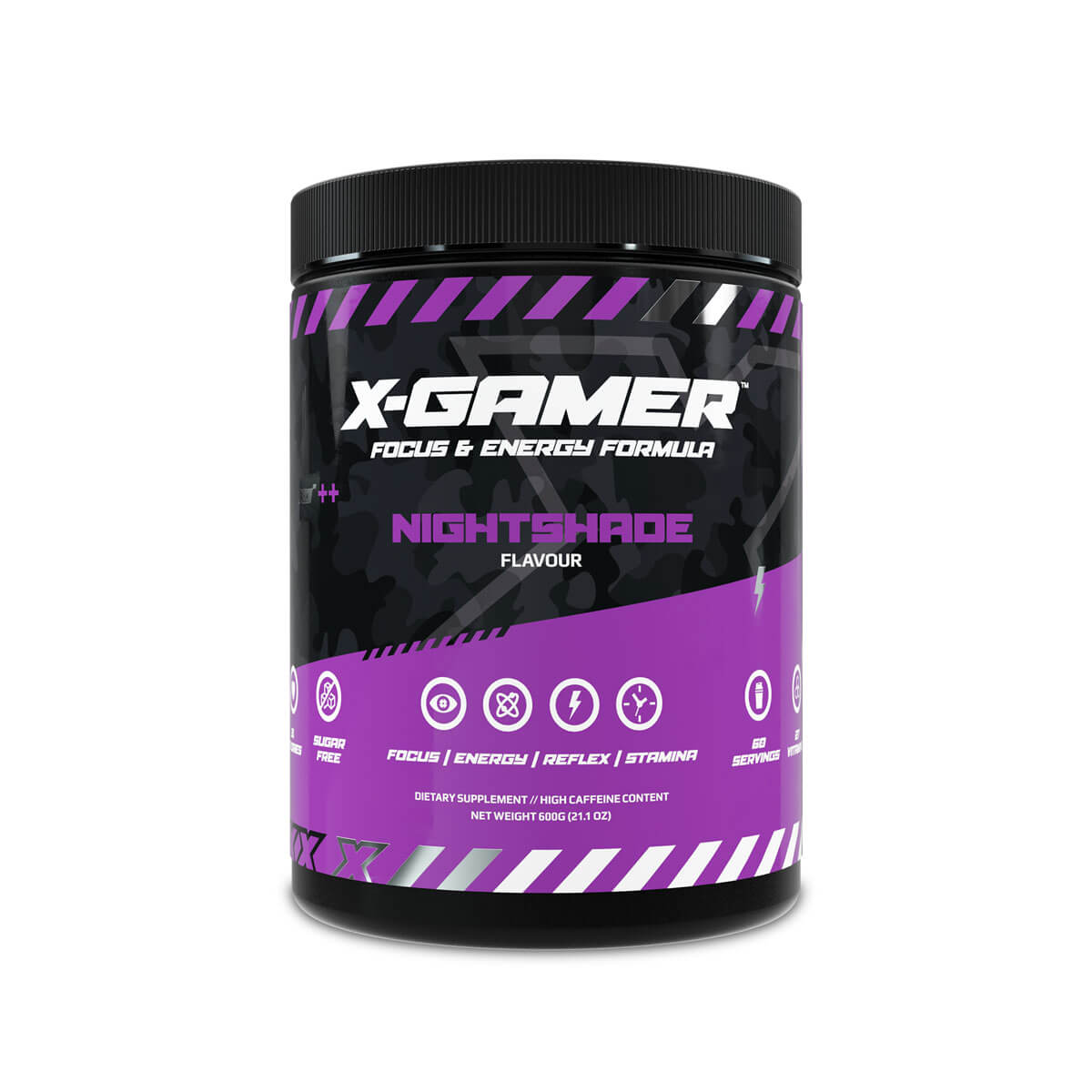 X-GAMER X-Tubz Nightshade 600g