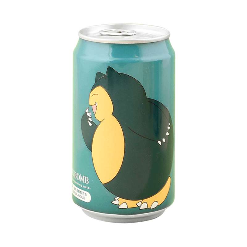 Ocean Bomb Pokemon Snorlax Grape Sparkling Water 330ml