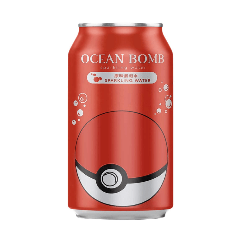 Ocean Bomb Pokemon Pokeball Original Sparkling Water 330ml