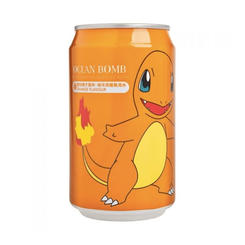 Ocean Bomb Pokemon Charmander Orange Sparkling Water 330ml