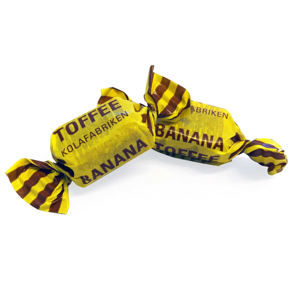 Läs mer om Kolafabrikens Toffee - Banana 4kg