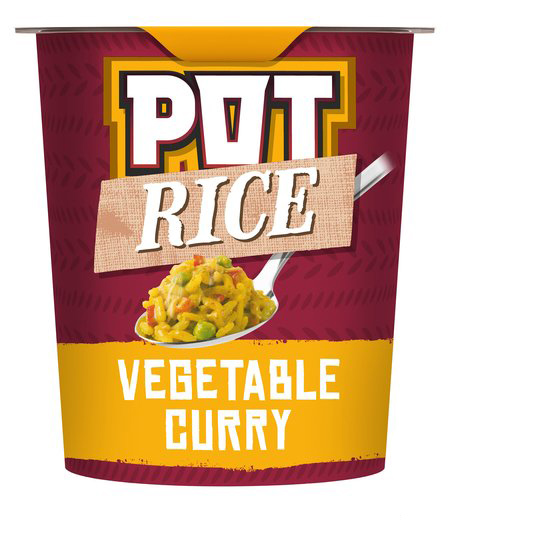 Pot Rice Vegetable Curry 87g