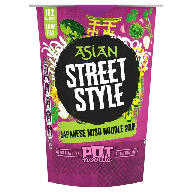 Pot Noodle Asian Street Style Miso Noodle Soup 56g