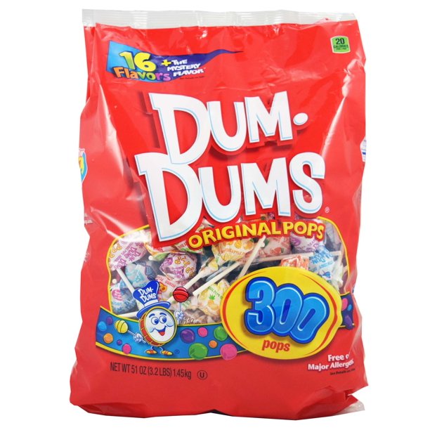 Dum-Dums Pops Original Flavours 1.45kg