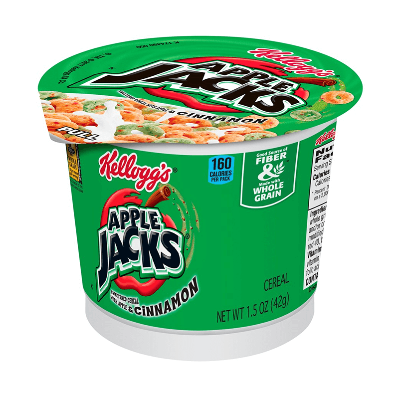 Kelloggs Apple Jacks Cereal Cup 42g