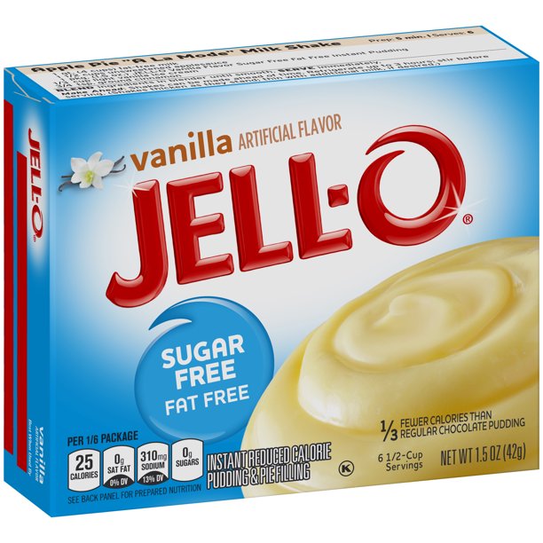Jello Sugar Free Instant Pudding - Vanilla