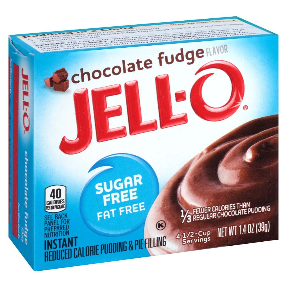 Jello Sugar Free Pudding Mix - Chocolate Fudge