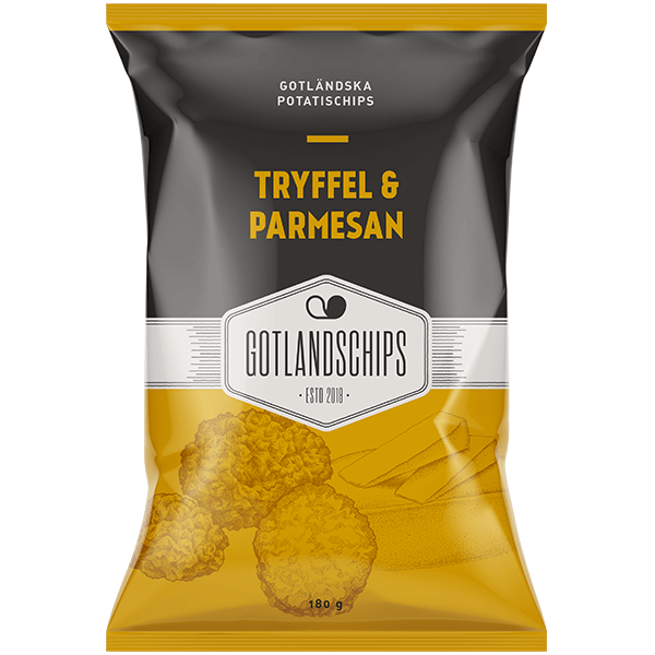 Läs mer om Gotlandschips Tryffel & Parmesan 180g