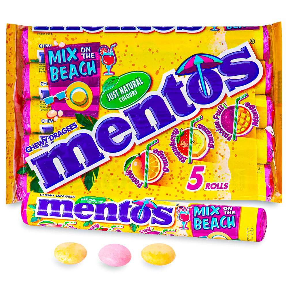 Mentos Mix on the Beach 5-pack 190g