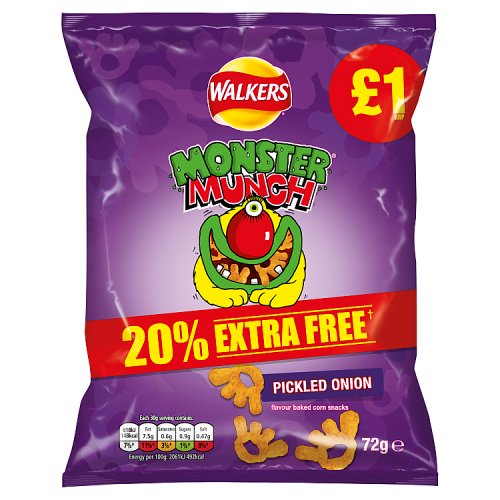 Monster Munch Pickled Onion 72g