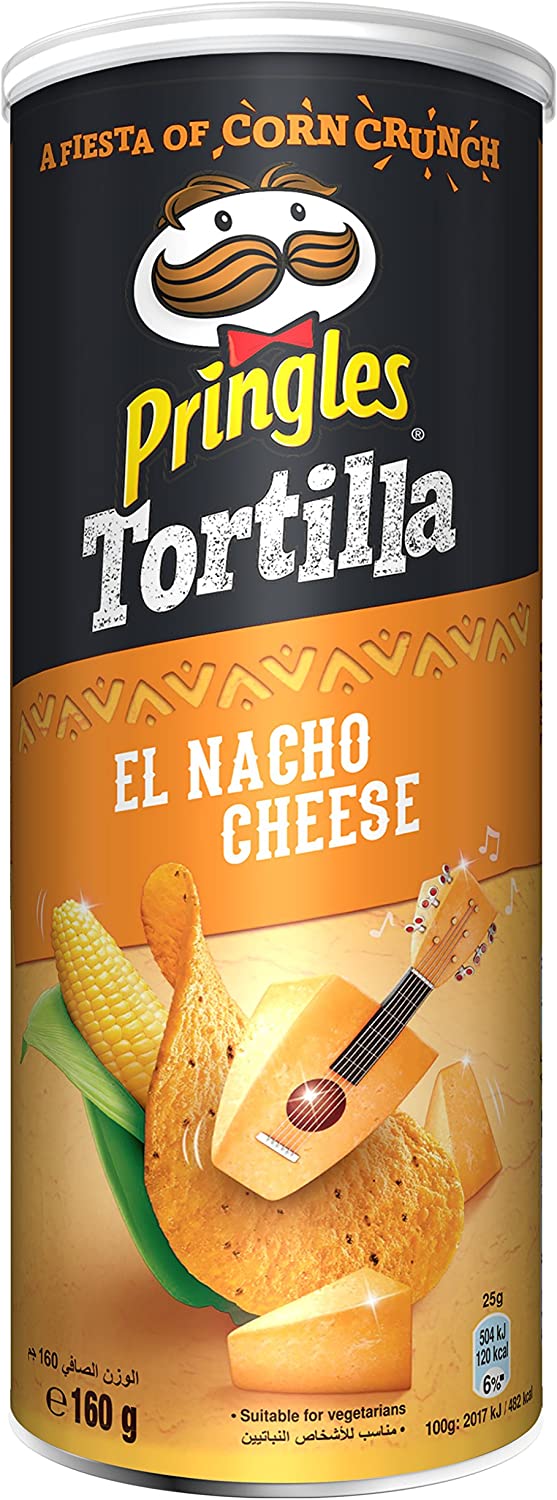 Pringles Tortilla El Nacho Cheese 180g