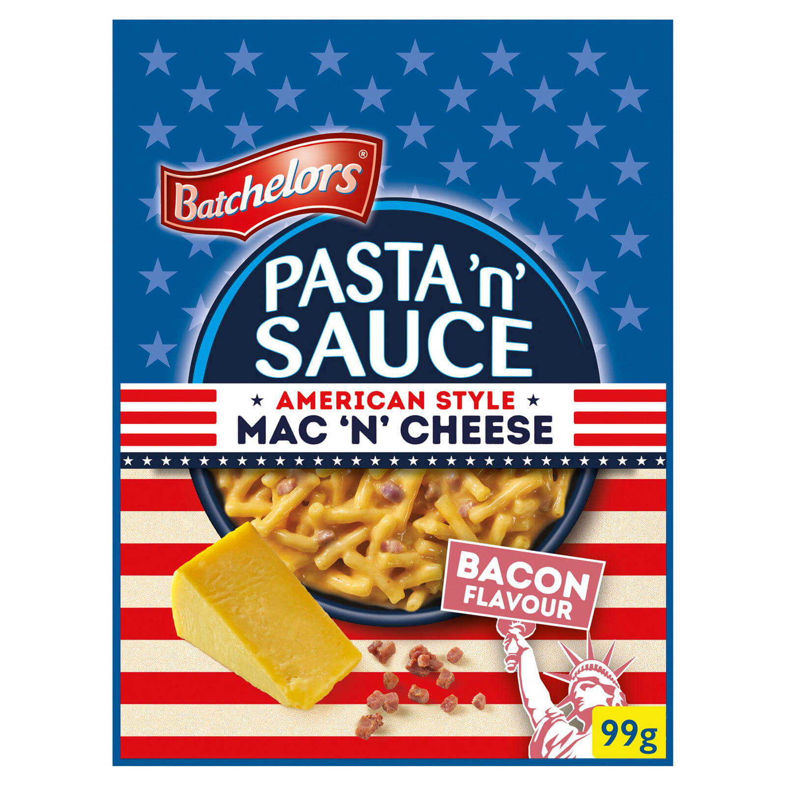 Batchelors Pasta n Sauce American Style Mac n Cheese Bacon Flavour 99g