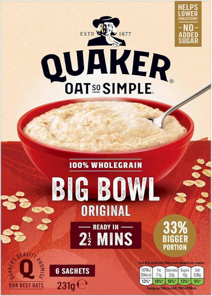 Quaker Oat So Simple Original 270g