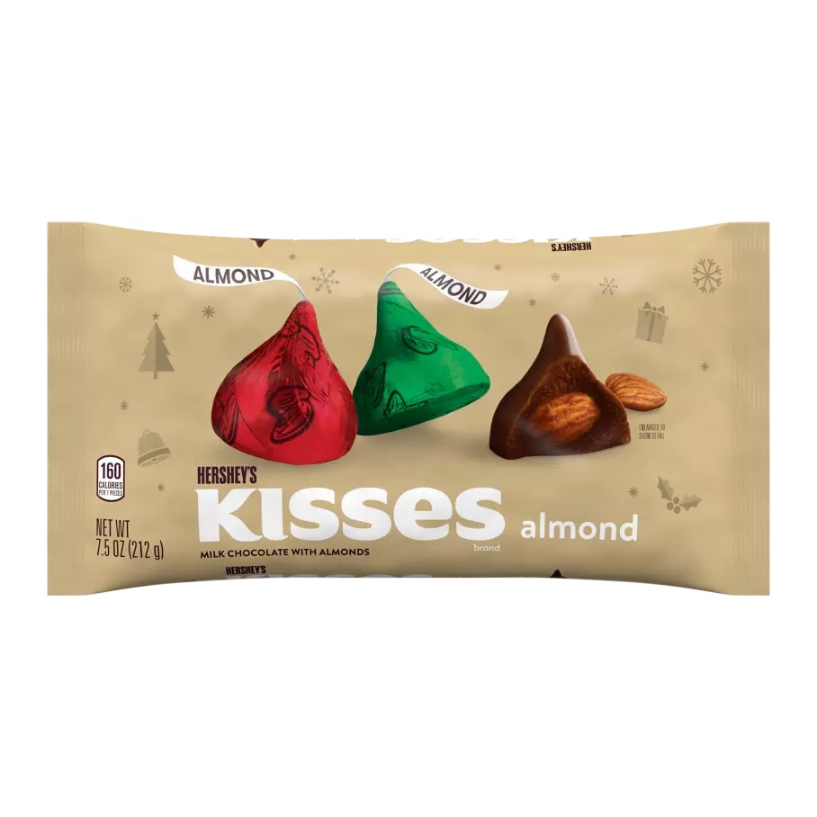 Hersheys Kisses Almond 266g