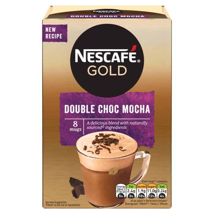 Nescafe Gold Double Choc Mocha Instant Coffee 184g