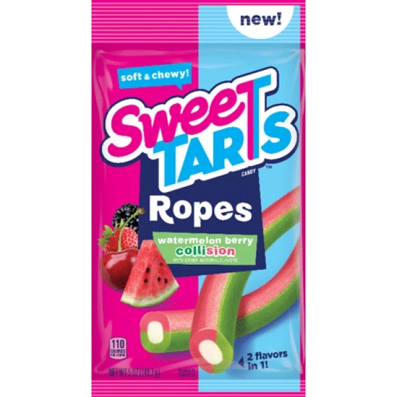 SweeTARTS Ropes Collision Watermelon Berry 142g